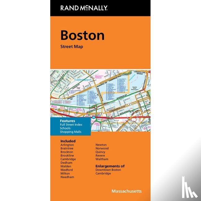 Rand McNally - Rand McNally Folded Map: Boston Street Map