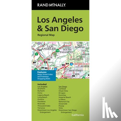Rand McNally - Rand McNally Folded Map: Los Angeles & San Diego Regional Map