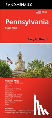 Rand McNally - Rand McNally Easy to Read: Pennsylvania State Map