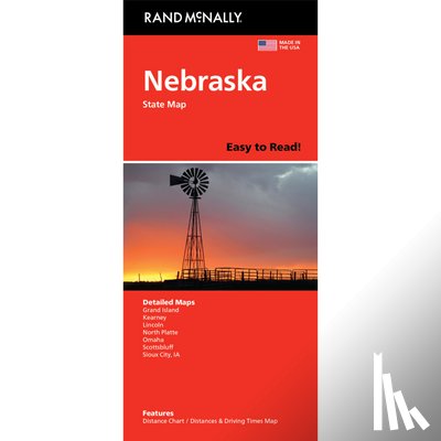 Rand McNally - Rand McNally Easy to Read: Nebraska State Map