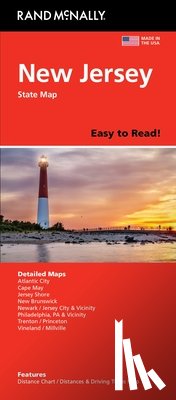 Rand McNally - Rand McNally Easy to Read: New Jersey State Map