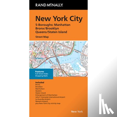 Rand McNally - New York City 5 Boroughs Street Map
