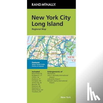 Rand McNally - Rand McNally New York City/Long Island Regional Map