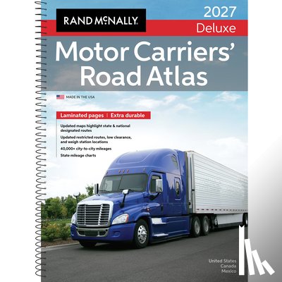 Rand McNally - Rand McNally 2027 Deluxe Motor Carriers Road Atlas
