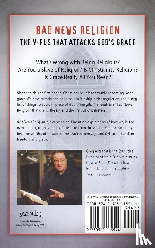 Albrecht, Greg - Bad News Religion