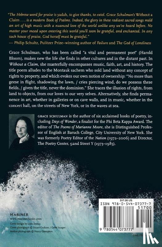 Schulman, Grace - Schulman, G: Without a Claim