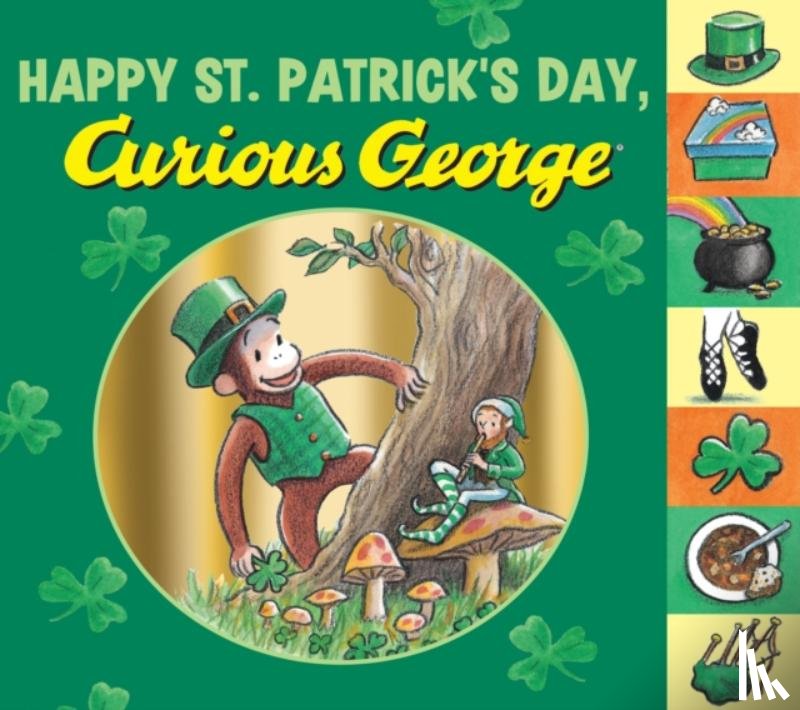 Rey, H. A. - Happy St. Patrick's Day, Curious George: Tabbed Board Book