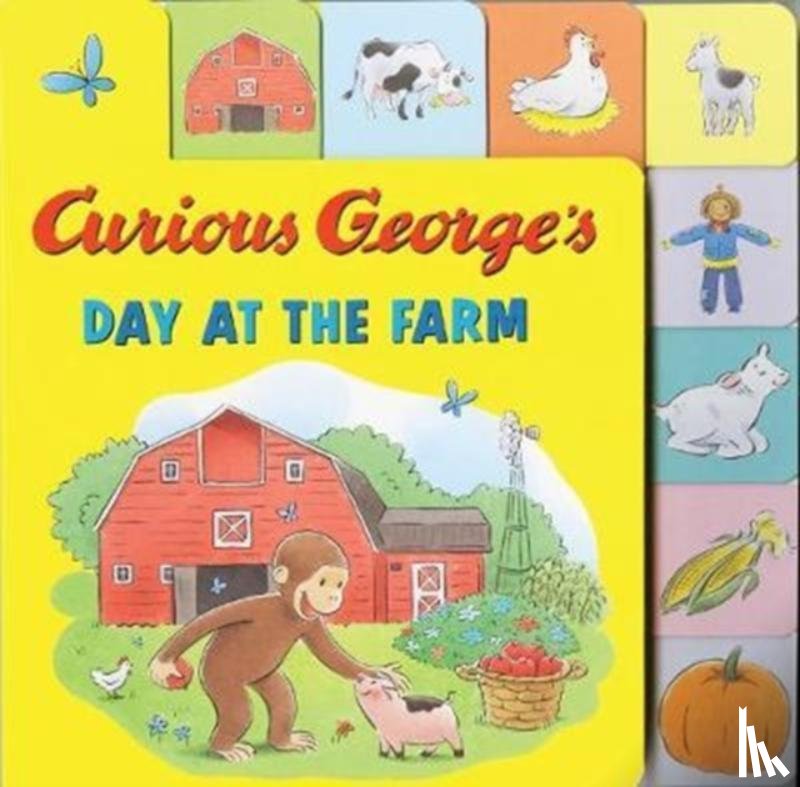 Rey, H. A. - Curious George's Day at the Farm Tabbed Lift-the-Flaps