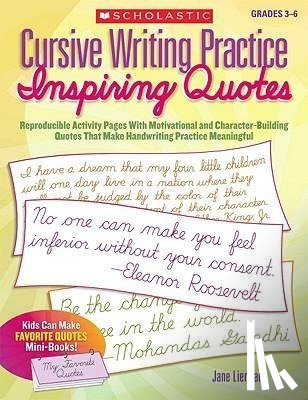 Lierman, Jane - CURSIVE WRITING PRAC INSPIRING