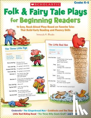Rhodes, Immacula - Folk & Fairy Tale Plays for Beginning Readers: 14 Readers Theater Plays That Build Early Reading and Fluency Skills