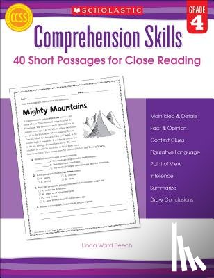 Beech, Linda - Comprehension Skills: 40 Short Passages for Close Reading: Grade 4