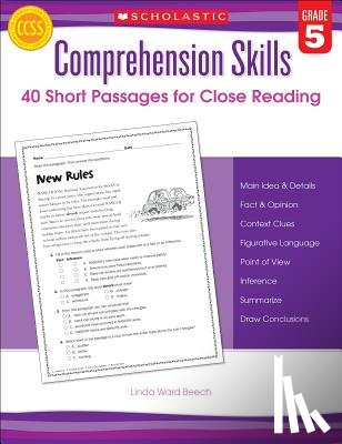 Beech, Linda - Comprehension Skills: 40 Short Passages for Close Reading: Grade 5