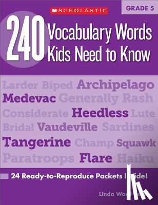 Linda Beech - 240 Vocabulary Words Kids Need to Know: Grade 5