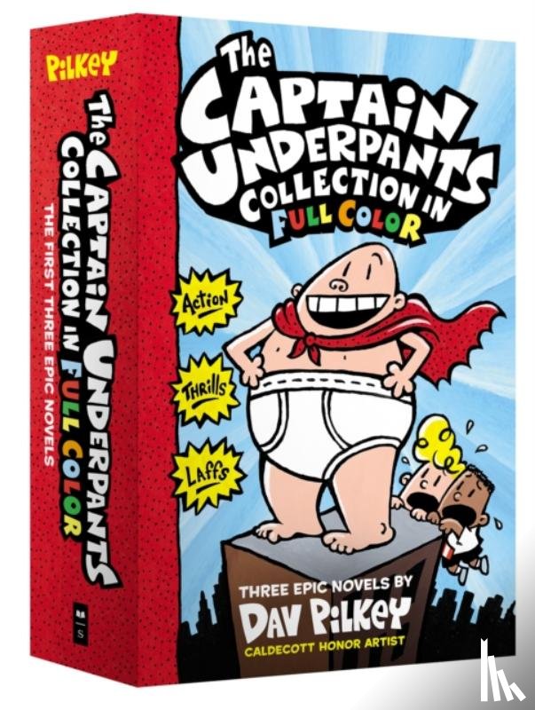 Pilkey, Dav - The Captain Underpants Color Collection (Captain Underpants #1-3 Boxed Set)