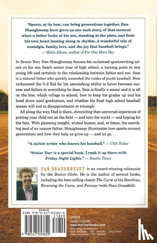 Shaughnessy, Dan - Senior Year