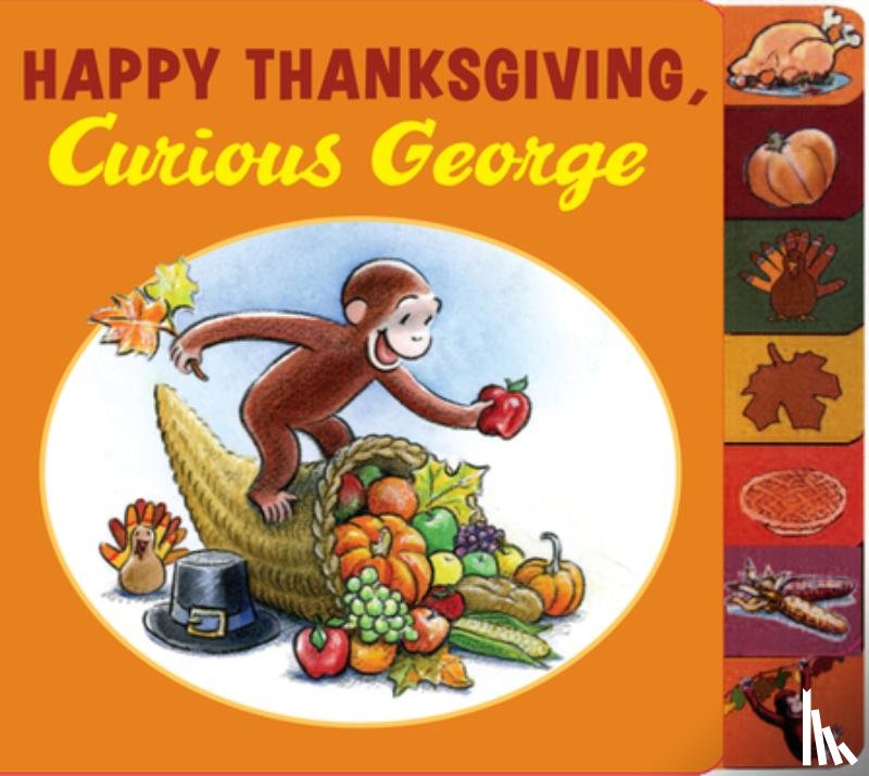 H. A. Rey, Rey - Happy Thanksgiving, Curious George tabbed board book