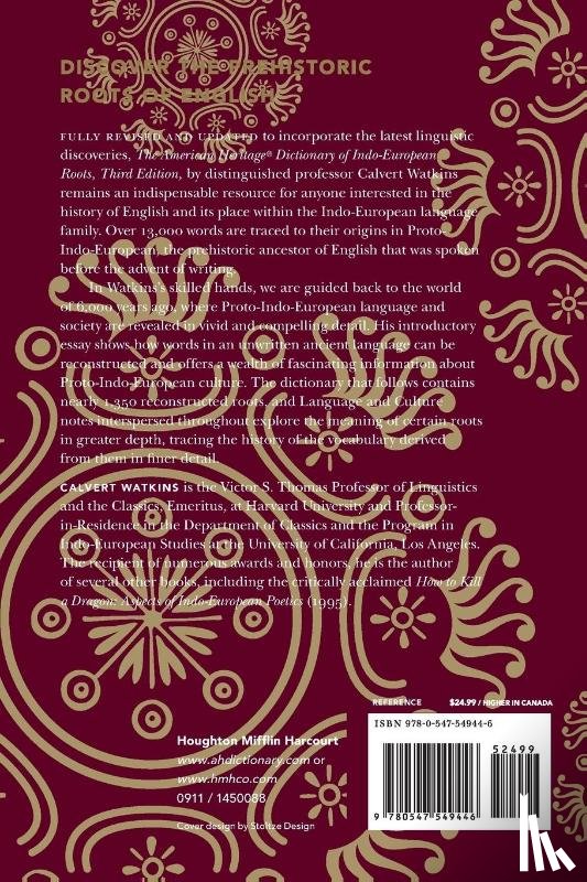 Watkins, Calvert - The American Heritage Dictionary Of Indo-European Roots, Third Edition