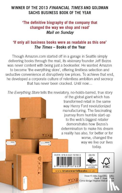 Stone, Brad - The Everything Store: Jeff Bezos and the Age of Amazon