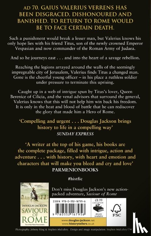 Jackson, Douglas - Scourge of Rome
