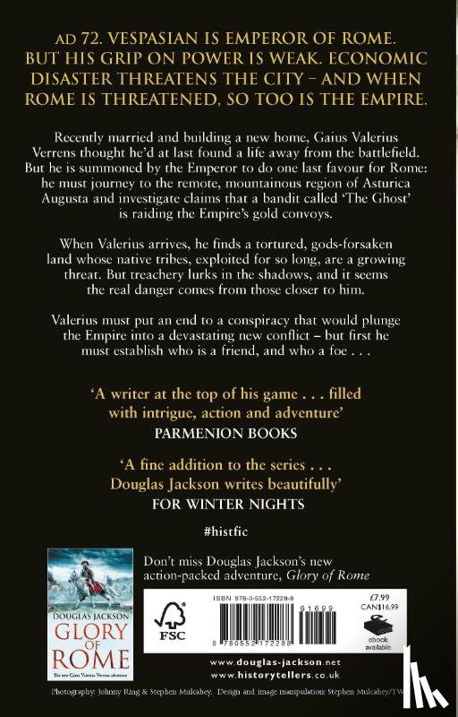Jackson, Douglas - Saviour of Rome