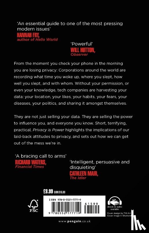 Veliz, Carissa - Privacy is Power