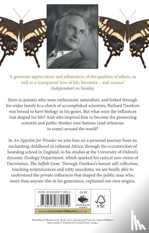 Dawkins, Richard - An Appetite For Wonder: The Making of a Scientist