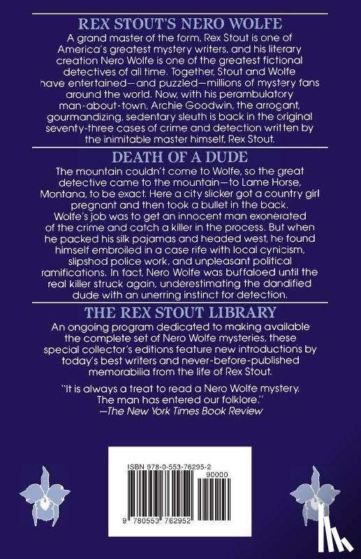 Stout, Rex - Death of a Dude