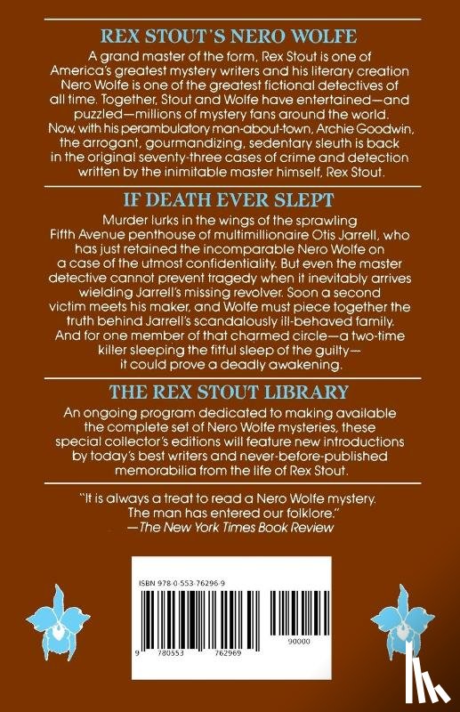 Rex Stout - If Death Ever Slept