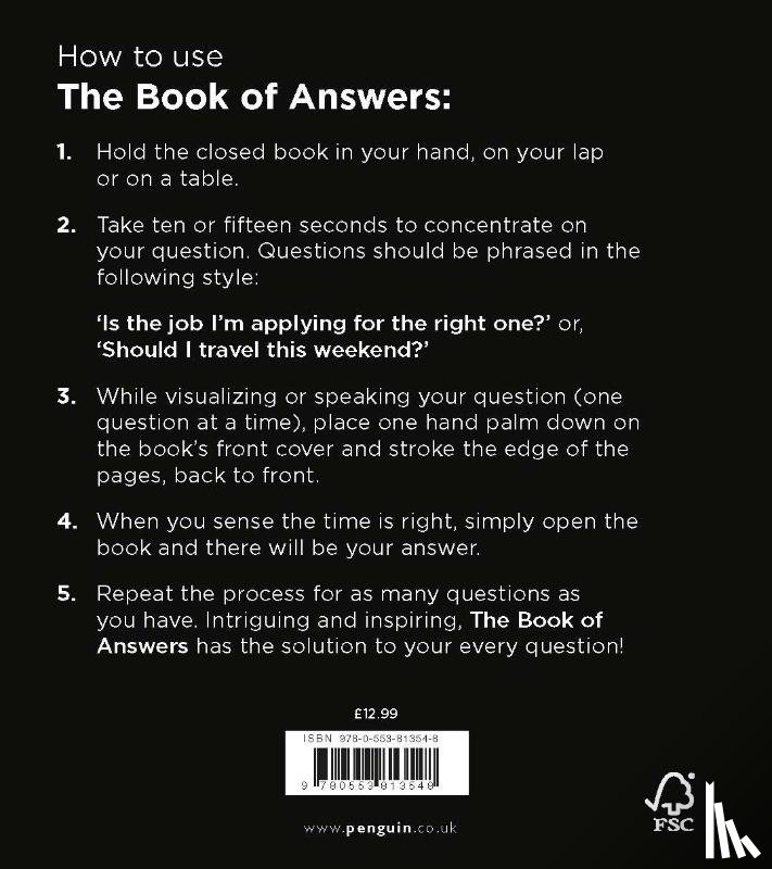 Bolt, Carol - The Book Of Answers
