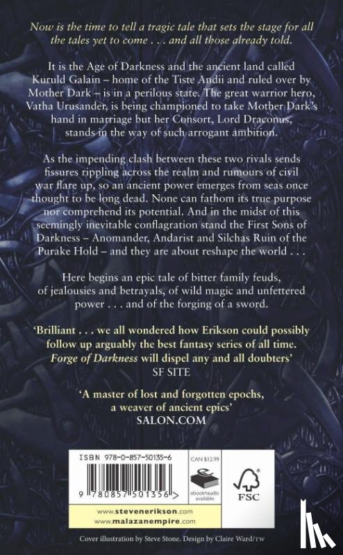 Erikson, Steven - Forge of Darkness