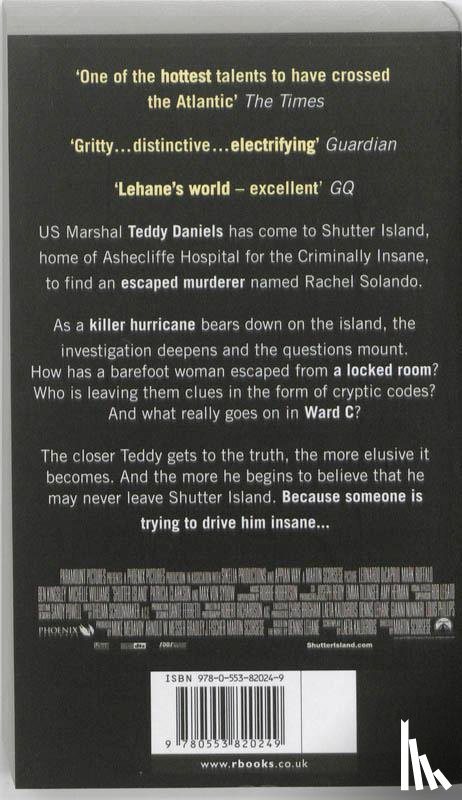 Lehane, Dennis - Shutter Island