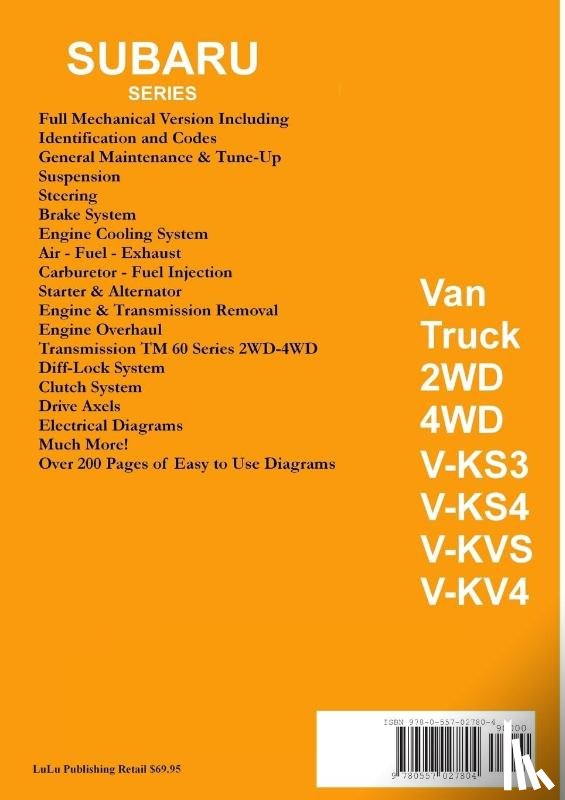 Danko, James - Subaru Sambar English Service Manual