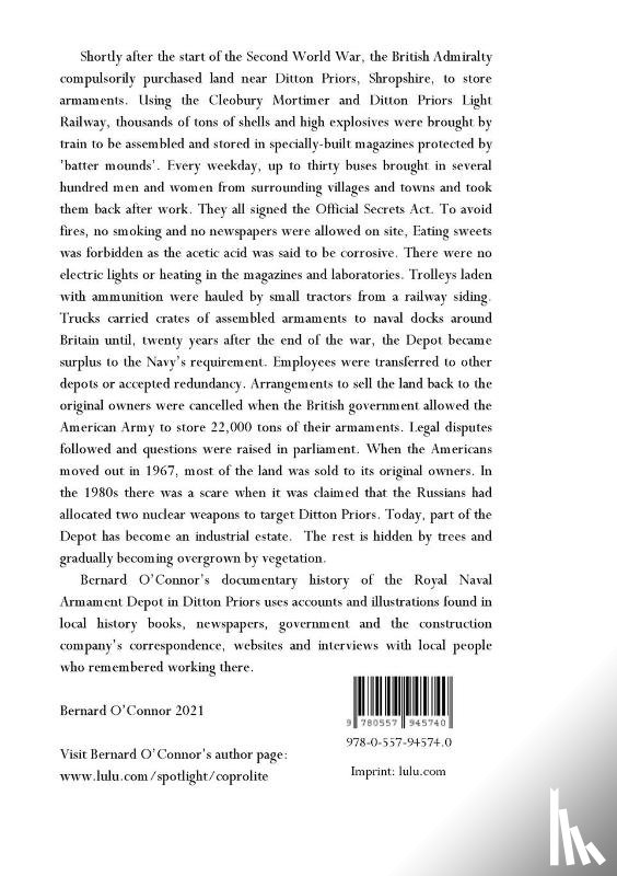 O'Connor, Bernard - The Royal Naval Armaments Depot, Ditton Priors, Shropshire