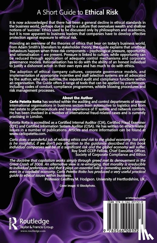 Rotta, Carlo Patetta - A Short Guide to Ethical Risk