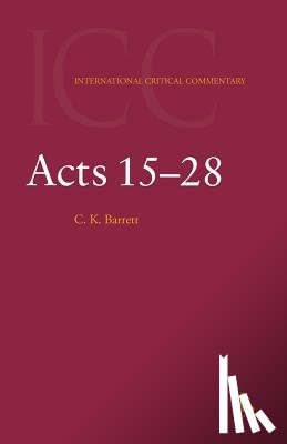 Barrett, C. K. - Acts