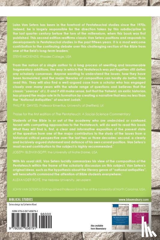 Van Seters, John (University of Caronlina - The Pentateuch