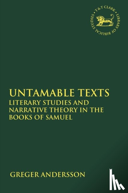 Andersson, Assistant Professor Greger (Orebro University - Untamable Texts