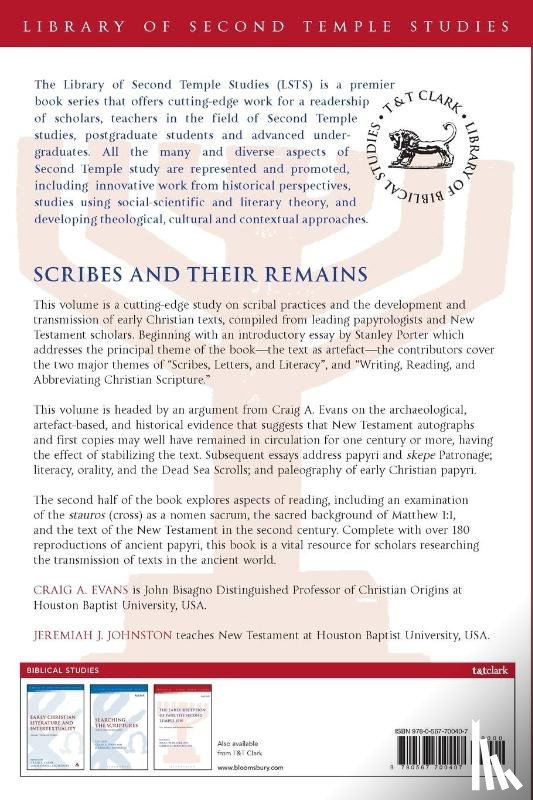 - Scribes and Their Remains