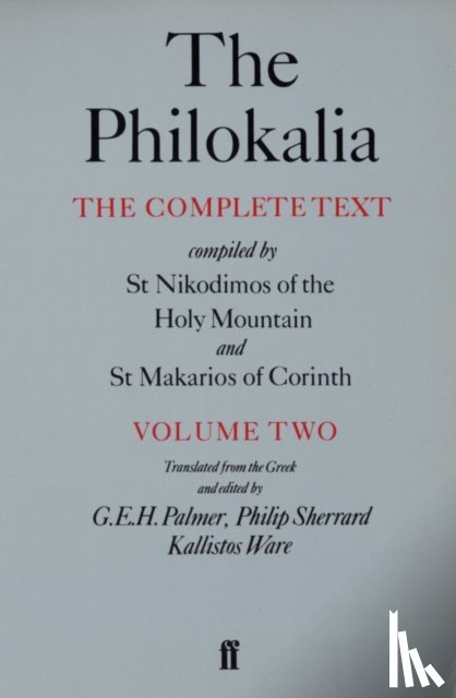 Palmer, G.E.H. - The Philokalia Vol 2