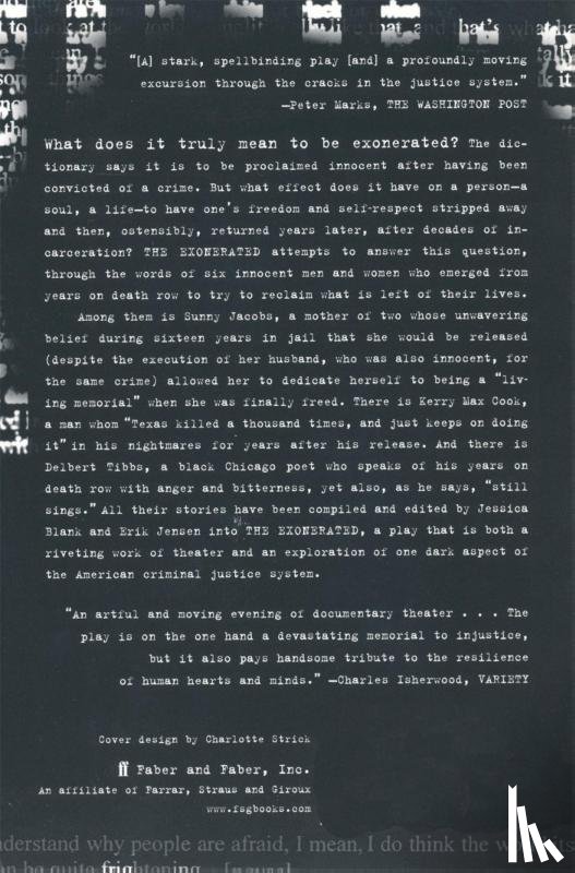Blank, Jessica - Exonerated, The