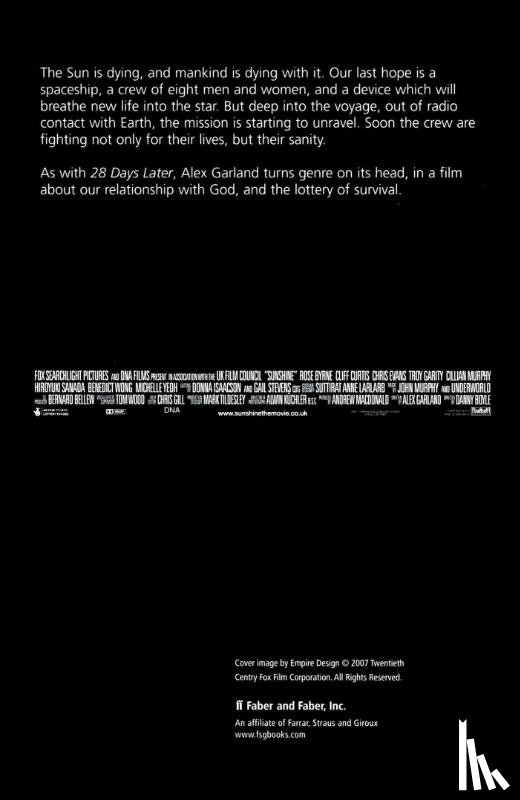 Garland, Alex - Sunshine