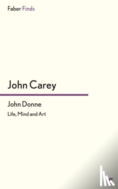 Carey, Professor John - John Donne