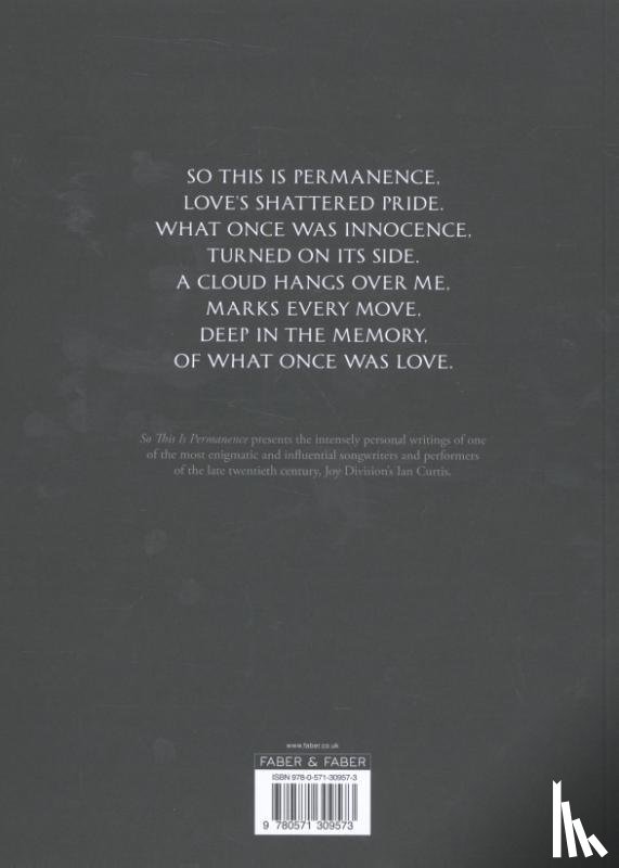Curtis, Ian - So This is Permanence