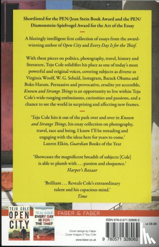 Cole, Teju - Known and Strange Things