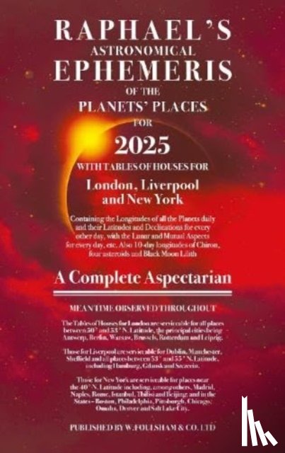 Raphael, Edwin - Raphael's Ephemeris 2025