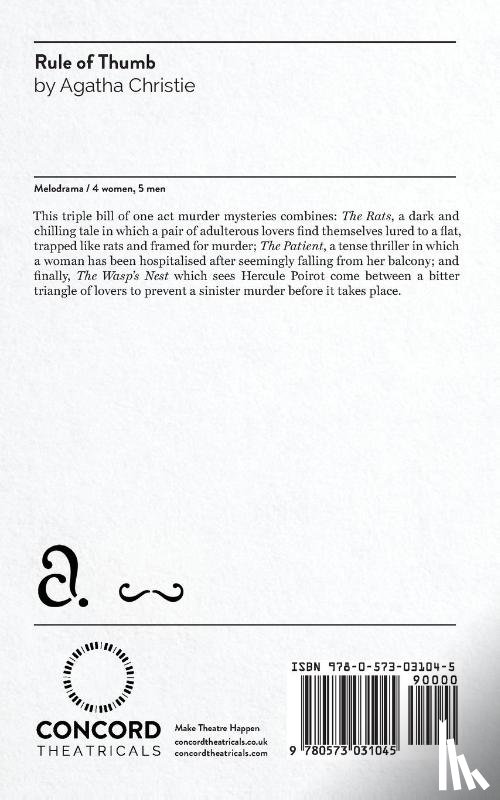 Christie, Agatha - Rule of Thumb
