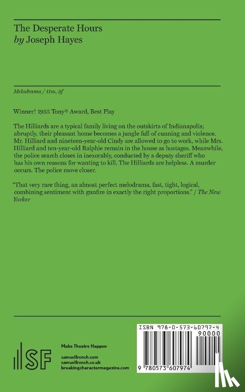 Hayes, Joseph - The Desperate Hours