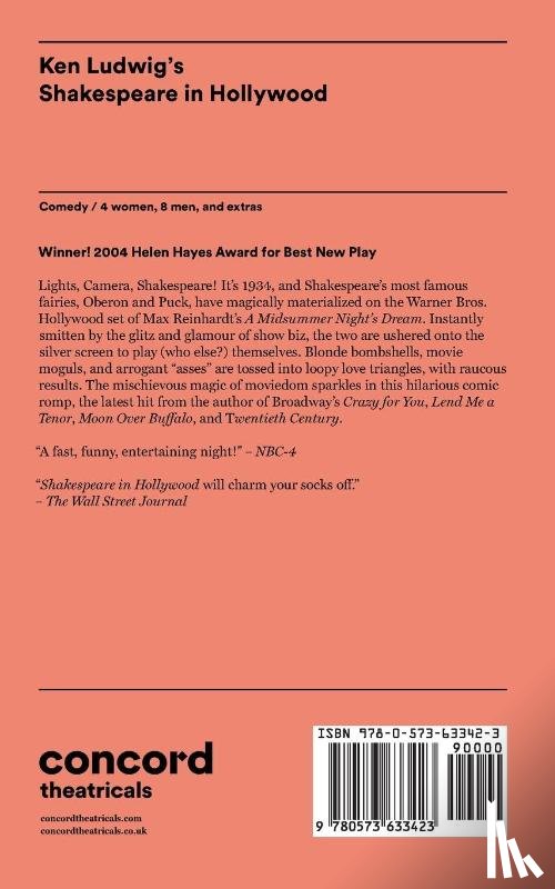 Ludwig, Ken - Ken Ludwig's Shakespeare in Hollywood