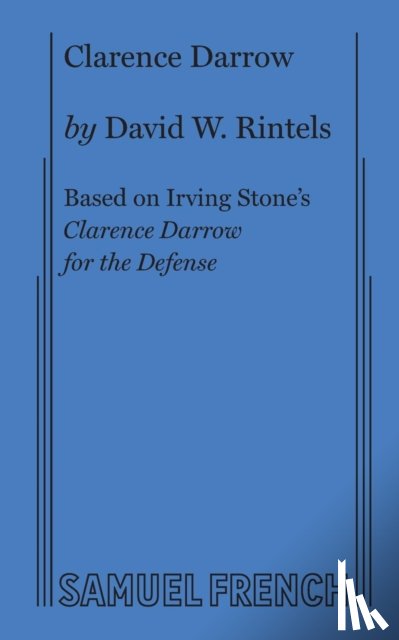Rintels, David W - Clarence Darrow