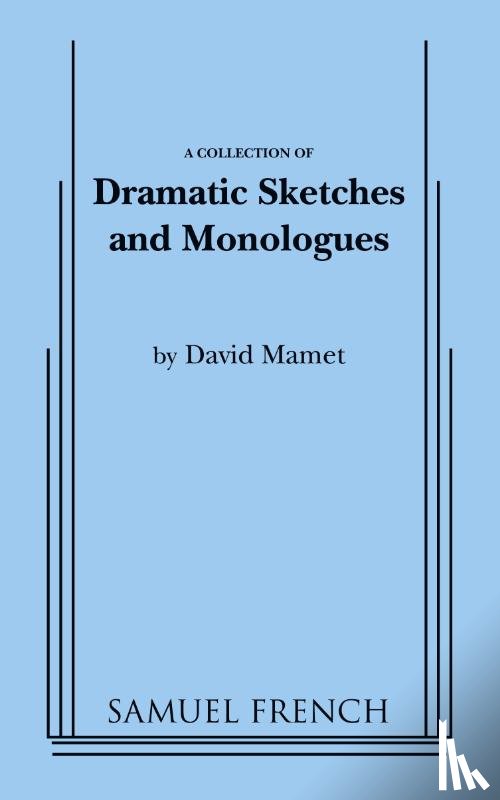 Mamet, Davis - Collection of Dramatic Sketches and Monologues